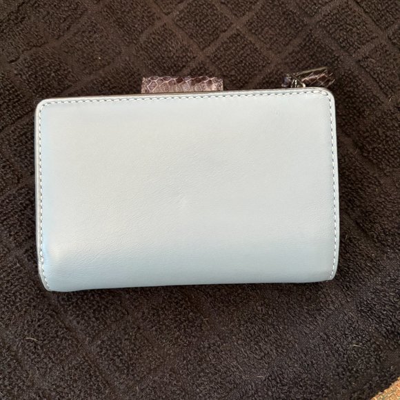 Coach Wallet w/Snakeskin accents - Picture 2 of 12